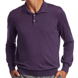 JoS. A.Bank RESERVE LONG SLEEVE 10% SILK 90% COTTON MEN'S SWEATER  L